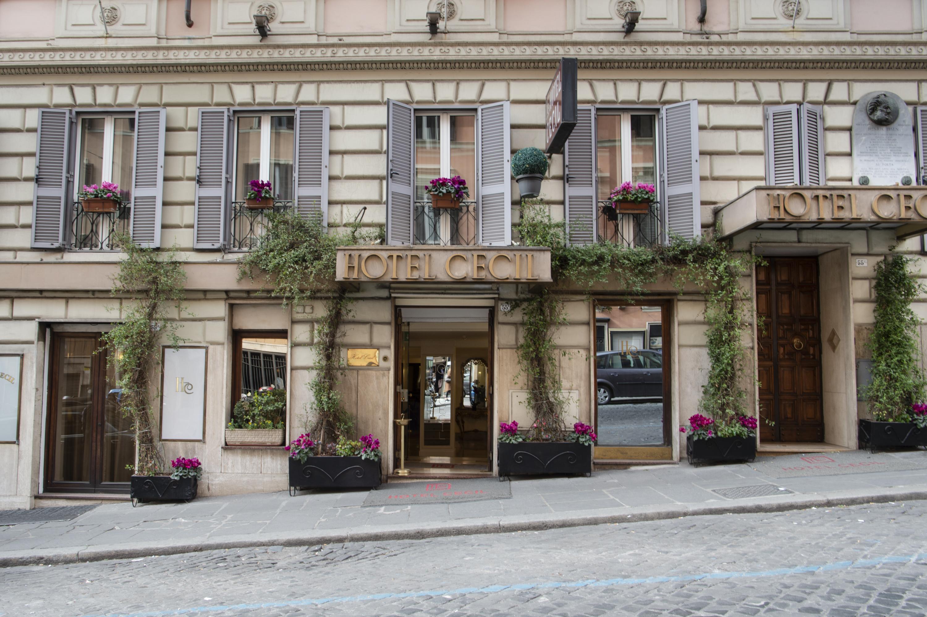 Hotel Cecil Řím Exteriér fotografie