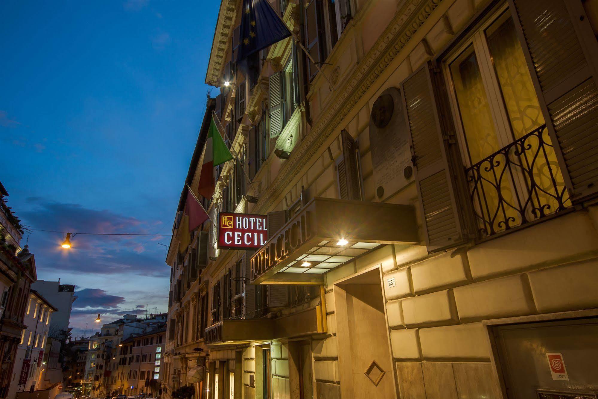 Hotel Cecil Řím Exteriér fotografie